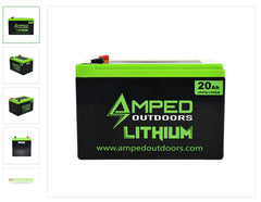 AMPED 20AH LIFEPO4 Lithium Battery
