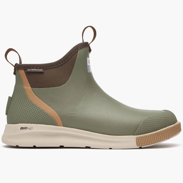 XTRATUF Men's 6 in Ankle Deck Boot Sport - Color:Olive
