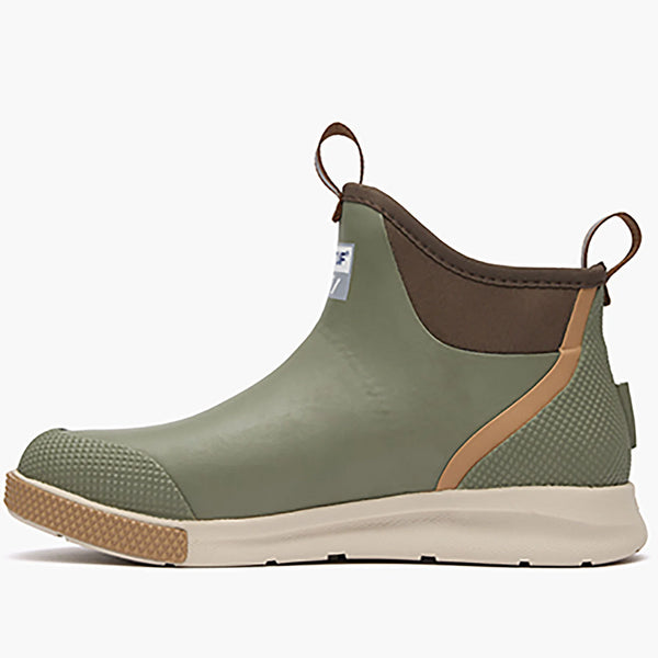 XTRATUF Men's 6 in Ankle Deck Boot Sport - Color:Olive