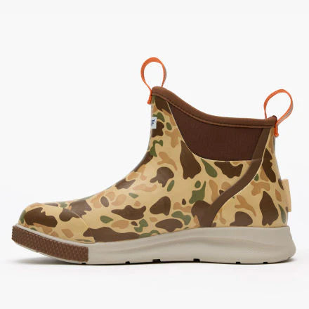XTRATUF Men's 6 in Ankle Deck Boot Sport Color:Duck Camo