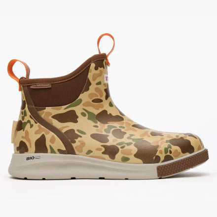 XTRATUF Men's 6 in Ankle Deck Boot Sport Color:Duck Camo