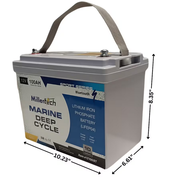 Millertech 12V100AH - Group 24 Deep Cycle