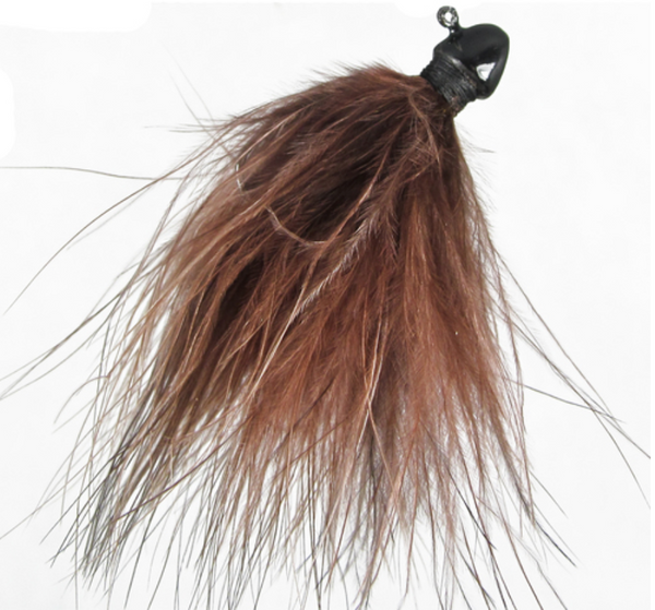 Outkast Feider Fly Jig 1/8oz Brown 2pk