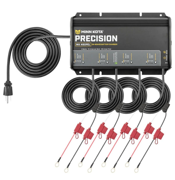 MINN KOTA PRECISION LITHIUM CHARGER MK-460 PCL (4 BANK x 15 AMPS)