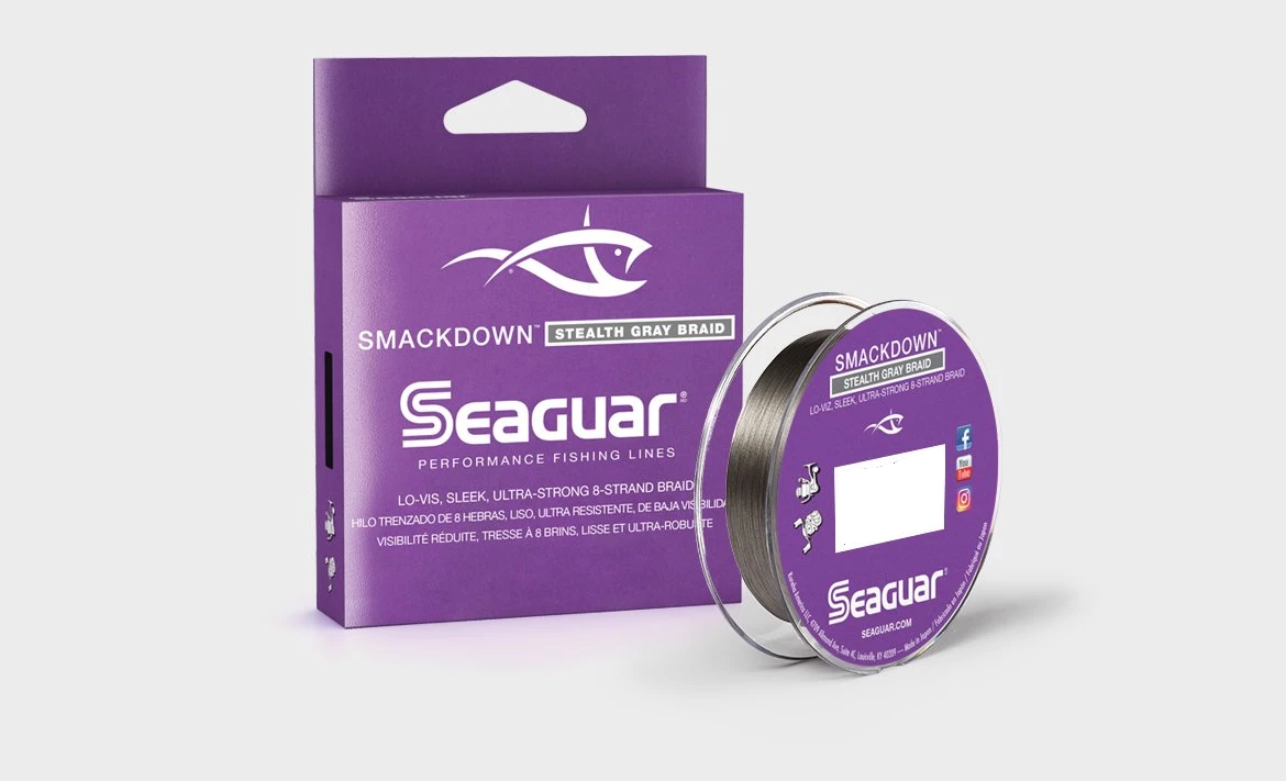 Stealth Gray Seaguar Smackdown Braided Line