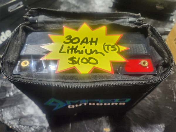 Amped Outdoors 30AH Lithium Battery  Tall