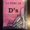 D's Lures 1/0 Short Shank Tube