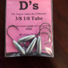 D's Lures 1/0 Short Shank Tube