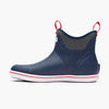 XTRATUF Men's 6 in Ankle Deck Boot - Color:Navy/Red