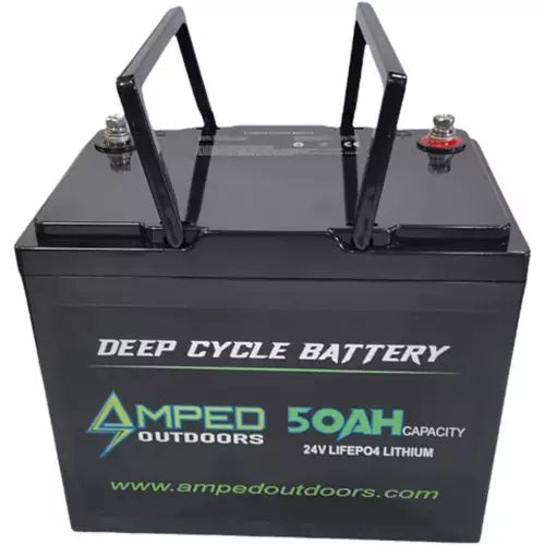 Amped 24V LifePO4 50AH w/Charger
