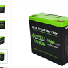 Amped Outdoors 30Ah LIFE PO4 Lithium Battery Tall Version