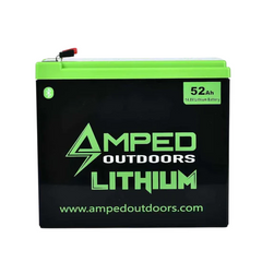 Amped Outdoors 52ah Battery with Charger