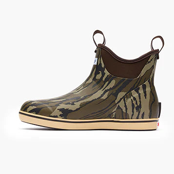 XTRATUF Men's 6 in Ankle Deck Boot - Color:Mossy Oak Bottomland
