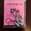 D's Lures 1/0 Short Shank Tube
