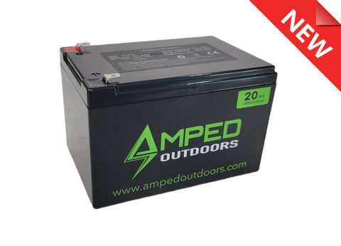 AMPED 20AH LIFEPO4 Lithium Battery