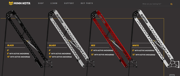 Minn Kota Raptor 8ft Black (Active Anchoring)