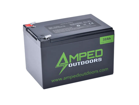 AMPED 32AH NMC LITHIUM W/Charger