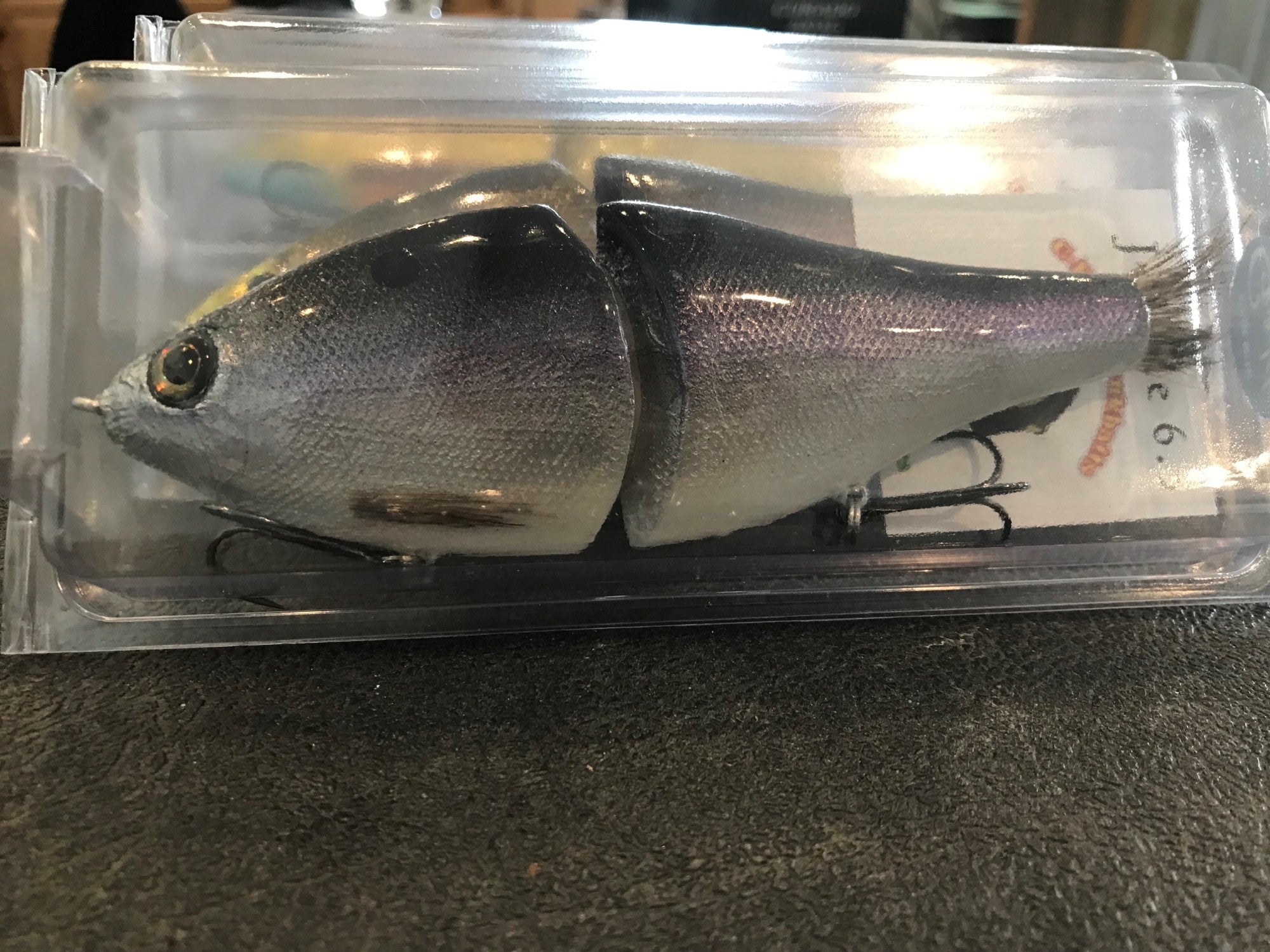 clear finish for fishing lures J-Glide Glide Bait