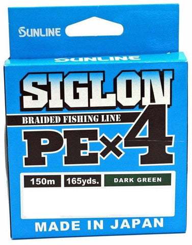 Sunline Siglon PEx4 10 lb Dark Green 165 yd
